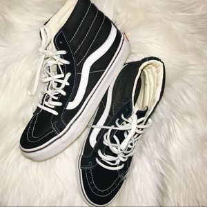 Black high top vans